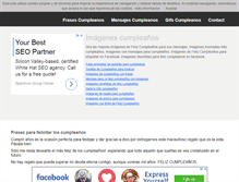 Tablet Screenshot of cumpleanosimagenes.com